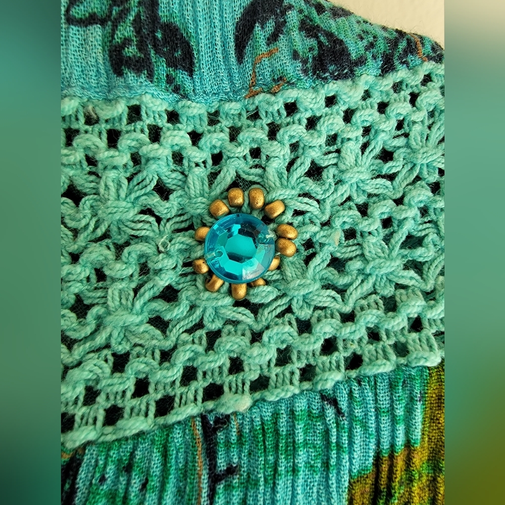 🟡Boho Skirt (Womens, Blue Color Way, L) - Picture 4 of 7